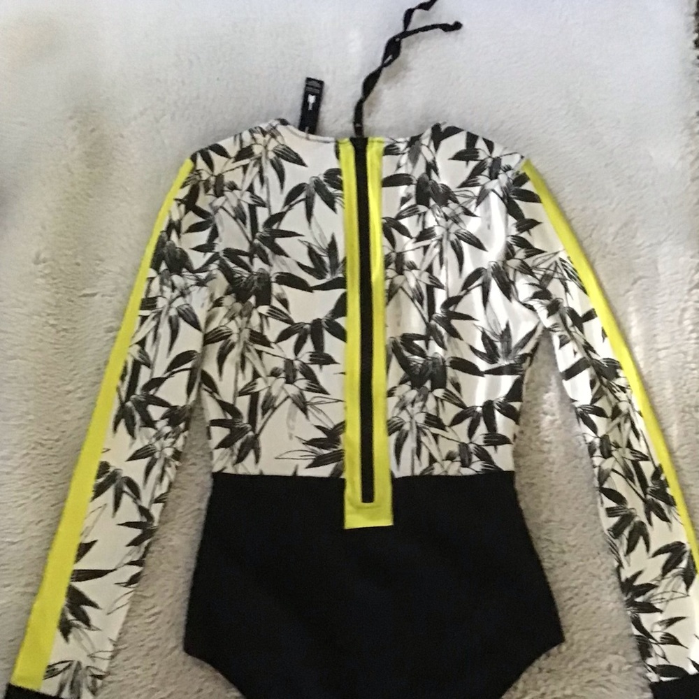 THE UPSIDE BAMBOO ZIP UP PADDLE SUIT, S